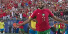 Coppa del Mondo FIFA 2026, il gol di Saibari per il vantaggio del Marocco sul Brasile