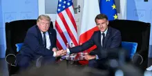 G7, Macron e Trump si incontrano a Evian: sul tavolo Ucraina, Gaza e Iran