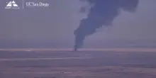 California, il B-52 si schianta dopo il decollo: il timelapse delle telecamere ambientali