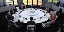 G7 di Evian, i leader alla sessione sul Medioriente con Egitto, Emirati Arabi Uniti e Qatar