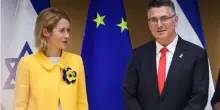 Il ministro degli Esteri Sa'ar rompe con Kaja Kallas per aver parlato di "apartheid" in Israele