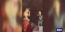 All'Olimpico al concerto di Geolier il duetto con Achille Lauro fa impazzire i fan