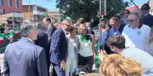 Giorgia Meloni a Gemona del Friuli per il raduno nazionale degli Alpini