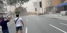 Terremoto Venezuela, edifici a Caracas crollati