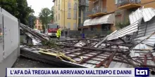 Tregua dal caldo, arrivano temporali e danni: nel Milanese tanti gli alberi caduti