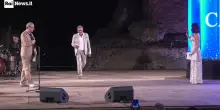 Taormina, al Teatro antico il Nations Award: premiati Sergio Castellitto e Alessandra Mastronardi