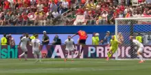 Spagna-Austria, il gol del raddoppio di Pedro Porro