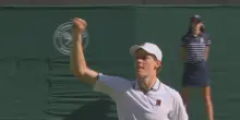 Wimbledon: Sinner supera Brooksby in tre set e vola agli ottavi di finale