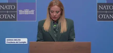 Meloni: "Rispettiamo gli impegni Nato ma in modo sostenibile e stabilendo priorit&agrave;"