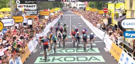 Olav Kooij vince la prima vera volata di questa edizione della Grande Boucle