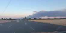 Parigi, nel video  l'incendio record che sta divorando la foresta di Fontainebleau