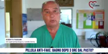 3 ore dal pasto prima del bagno?
