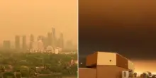Il fumo degli incendi tinge di arancione il cielo dal Canada agli Stati Uniti, allerta a New York