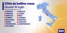 Resta alta l'allerta per caldo e afa. A nord si contano i danni dei nubifragi