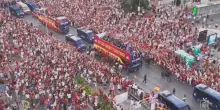 Spagna campione, la piazza &ldquo;caliente&rdquo; di Madrid abbraccia gli eroi della Roja