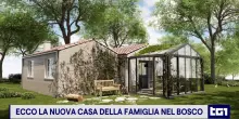 Ecco la nuova casa della famiglia nel bosco