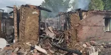 Bucha, la protesta dopo l'ultimo raid russo