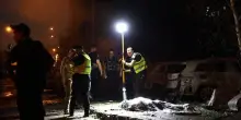 Raid russo nella notte su Kiev, le immagini