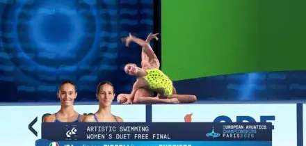 Nuoto artistico, la prova di Enrica Piccoli e Lucrezia Ruggiero nel duo libero. Video
