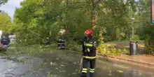 Violento temporale a Perugia e nell'orvietano