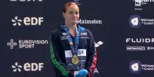 Europei sport acquatici. Tuffi: oro per Chiara Pellacani, la premiazione. Video
