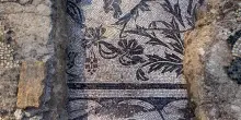 Mosaici e delfini nella caserma dei vigili dell'antica Roma a Villa Celimontana