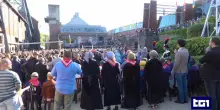 Polemiche durante la cerimonia a Marcinelle. Sindacato belga Fgtb: "Abbiamo girato noi spalle"