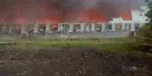 Media: in fiamme un centro logistico russo colpito da droni ucraini