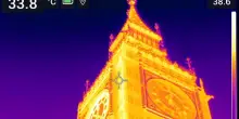 Londra a 62 gradi, la termocamera registra l'inferno di calore al suolo