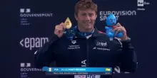 Europei di nuoto. La doppietta azzurra nei 50 rana uomini con Martinenghi e Cerasuolo. Premiazione