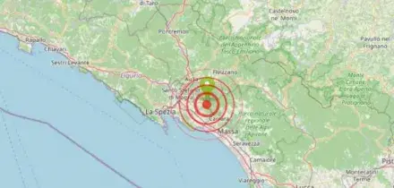 Scossa di magnitudo 3.7 in provincia di Massa Carrara all'alba