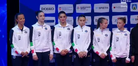 Europei di ginnastica artistica, le Fate chiudono con l&rsquo;argento a squadre
