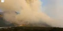Incendi in Carnia, spegnimento ancora in corso
