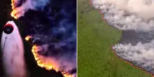 La battaglia contro gli incendi vista dal cielo: i Chinook olandesi sul fronte del fuoco in Belgio