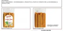 Ago metallico nei grissini, ritirato un lotto dal mercato