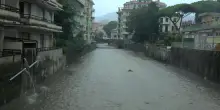 Chiavari: il torrente Rupinaro raggiunge i livelli di guardia, poi scende