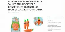 &ldquo;Attenzione, la carota giocattolo contiene sabbia contaminata da amianto": l&rsquo;allarme del Ministero