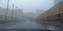 Pioggia torrenziale sulla A10 a Genova, ancora temporali in Liguria: video