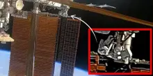 Due puntini sospesi nel vuoto: cos&igrave; appare la spacewalk dal finestrino della ISS