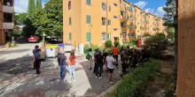 Perugia, esplosione e crollo di una palazzina: le immagini dal drone dei vigili del fuoco
