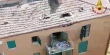 Perugia, esplosione in una palazzina di 4 piani: crolla il tetto. Due feriti