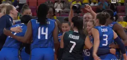Italia-Montenegro: il punto della vittoria per le ragazze di Velasco