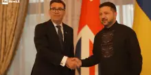 Il neo premier  britannico Burnham ricevuto da Zelensky a Kiev