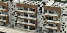 La facciata di un palazzo sembra crivellata di colpi ma &egrave; la grandine: il video