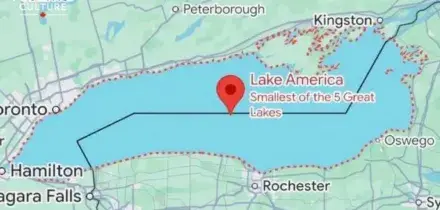 Google rinomina il lago Ontario in &ldquo;Lake America&rdquo;: la nuova sfida geografica di Trump al Canada