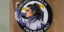 Nuova opera della street artist Laika per Maja T., condannata a 7 anni in Ungheria