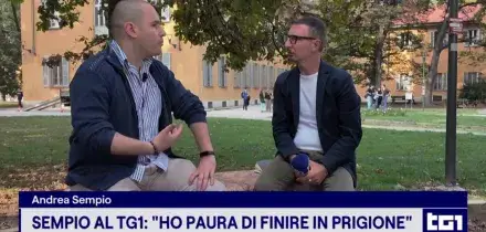 Caso Garlasco, Andrea Sempio: "Ho paura di finire in prigione"