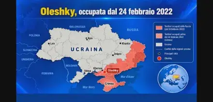 Dove &egrave; Oleshky, la cittadina sotto occupazione russa da quattro anni e mezzo dove manca tutto