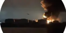 L'istante dell'impatto del drone in picchiata sulla raffineria di San Pietroburgo: video