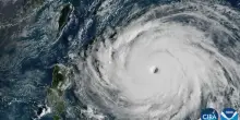 Il supertifone Champi si dirige verso Taiwan, le immagini satellitari